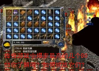 ������Ϸ�б�����ߵļ���BOSS���˽��������ս���ǣ�