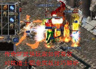 传奇SF武侠玩家如何有效对抗道士职业实战技巧解析 传奇SF武侠玩家如何有效对抗道士职业实战技巧解析