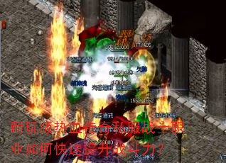 耐玩版热血传奇私服战士职业如何快速提升战斗力? 耐玩版热血传奇私服战士职业如何快速提升战斗力?