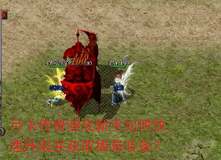 月卡传奇游戏新手如何快速升级并获取稀有装备? 月卡传奇游戏新手如何快速升级并获取稀有装备?