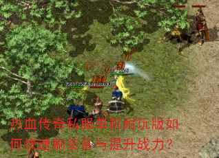 热血传奇私服单机耐玩版如何快速刷装备与提升战力? 热血传奇私服单机耐玩版如何快速刷装备与提升战力?