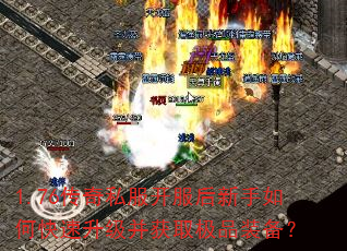 1.76传奇私服开服后新手如何快速升级并获取极品装备? 1.76传奇私服开服后新手如何快速升级并获取极品装备?