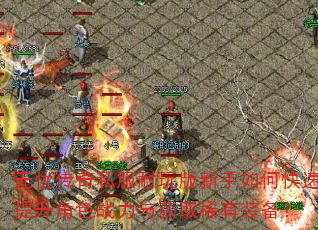无忧传奇私服耐玩版新手如何快速提升角色战力与获取稀有装备? 无忧传奇私服耐玩版新手如何快速提升角色战力与获取稀有装备?