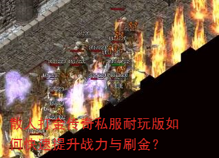 散人打金传奇私服耐玩版如何快速提升战力与刷金? 散人打金传奇私服耐玩版如何快速提升战力与刷金?