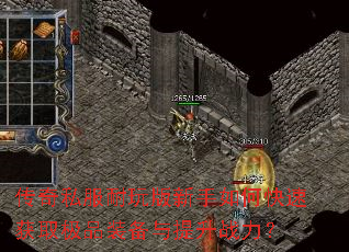 传奇私服耐玩版新手如何快速获取极品装备与提升战力? 传奇私服耐玩版新手如何快速获取极品装备与提升战力?