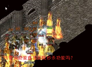 传奇辅助能直接实现秒杀功能吗? 传奇辅助能直接实现秒杀功能吗?