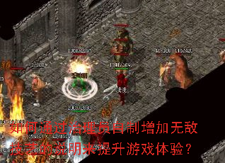 如何通过治理员自制增加无敌技艺的说明来提升游戏体验? 如何通过治理员自制增加无敌技艺的说明来提升游戏体验?