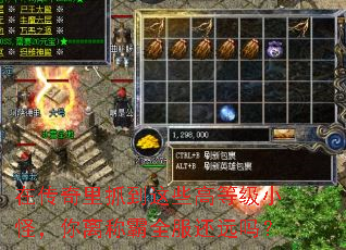 在传奇里抓到这些高等级小怪,你离称霸全服还远吗? 在传奇里抓到这些高等级小怪,你离称霸全服还远吗?