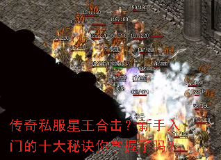 传奇私服星王合击?新手入门的十大秘诀你掌握了吗? 传奇私服星王合击?新手入门的十大秘诀你掌握了吗?