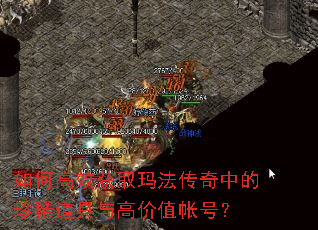 如何高效获取玛法传奇中的珍稀道具与高价值帐号? 如何高效获取玛法传奇中的珍稀道具与高价值帐号?
