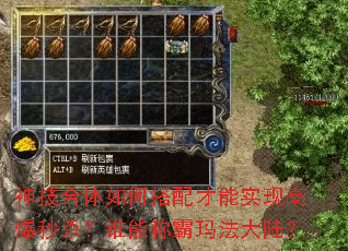 神技合体如何搭配才能实现高爆秒杀?谁能称霸玛法大陆? 神技合体如何搭配才能实现高爆秒杀?谁能称霸玛法大陆?