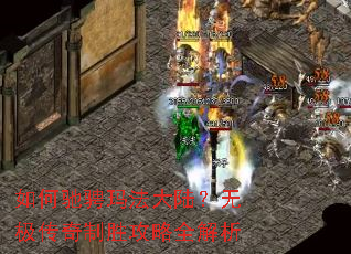 如何驰骋玛法大陆?无极传奇制胜攻略全解析 如何驰骋玛法大陆?无极传奇制胜攻略全解析