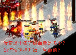 传奇道士各等级血量是多少?如何快速提升道士生命值? 传奇道士各等级血量是多少?如何快速提升道士生命值?