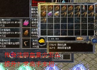 传奇法师血量少怎么提升?求高手支招。 传奇法师血量少怎么提升?求高手支招。